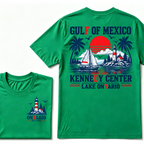 Gulf Of Mexico Kennedy Center Lake Ontario EAT.Year Retro Lighthouse Sailboat Graphic T-Shirt