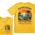 It's Five O'Clock Somewhere Wastin' Away Again In Margaritaville T-Shirt