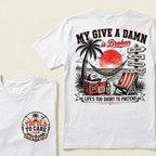 My Give A Damn Is Broken Beach Retro T-Shirt