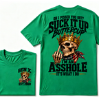 Oh I Pissed You Off Suck It Up Buttercup Gen X Custom EST Year Skull T-Shirt