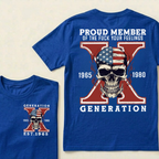 Custom GEN X Birth Year Proud Member Of The Fuck Your Feelings T-Shirts