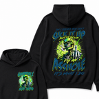 Oh I Pissed You Off Suck It Up Buttercup I'm An Asshole It's What I Do Generation X Skeleton Custom EST Year Hoodie