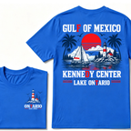 Gulf Of Mexico Kennedy Center Lake Ontario EAT.Year Retro Lighthouse Sailboat Graphic T-Shirt