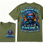 Proud Member Of The Boomers We Got To See America Before It Went To Shit EST.Year Patriotic Boomer Graphic Tee