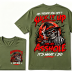 Oh I Pissed You Off Suck It Up Buttercup Gen X EST.Year Halloween Witch Skull Pumpkin Print T‑Shirt