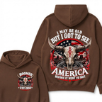 I May Be Old But I Got To See America Before It Went To Shit Boomer EST.Year Graphic Hoodie