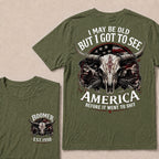 Custom Year "I MAY BE OLD BUT I GOT TO SEE AMERICA" Full Collection | T-Shirts