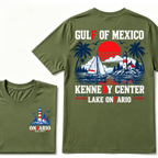 Gulf Of Mexico Kennedy Center Lake Ontario EAT.Year Retro Lighthouse Sailboat Graphic T-Shirt