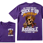 Oh I Pissed You Off Suck It Up Buttercup Gen X Custom EST Year Skull T-Shirt