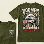 BOOMER The Badass Generation | Eagle, Rifle, and Truth Cool T-shirt