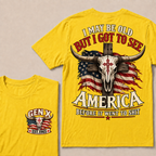 Gen X EST.Year I May Be Old But I Got To See America Vintage Western Patriotic Tee