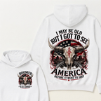I May Be Old But I Got To See America Before It Went To Shit Boomer EST.Year Graphic Hoodie