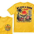 My Give A Damn Is Broken Beach Retro T-Shirt