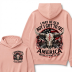 I May Be Old But I Got To See America Before It Went To Shit Boomer EST.Year Graphic Hoodie
