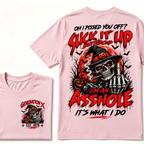 Oh I Pissed You Off Suck It Up Buttercup Gen X EST.Year Halloween Witch Skull Pumpkin Print T‑Shirt