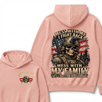 Boomer Mess With Me I Fight Back Mess With My Family They'll Never Find Your Body Est. Year Hoodie