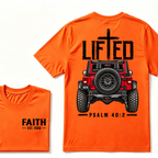 Custom EST Year Lifted Faith Jeep 4x4 Christian Tee