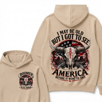 I May Be Old But I Got To See America Before It Went To Shit Boomer EST.Year Graphic Hoodie