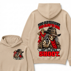 Too Old To Fight Too Slow To Run But I Can Still Shoot.Est. Year Hoodie