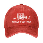 Forklift Certified Funny Hat