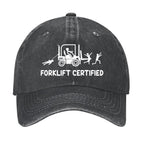 Forklift Certified Funny Hat