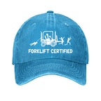 Forklift Certified Funny Hat