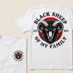 BLACK SHEEP OF MY FAMILY Custom Est.Year T-Shirt