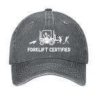Forklift Certified Funny Hat